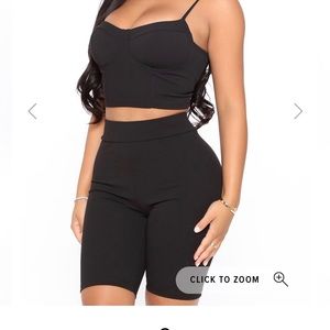 Bustier matching set